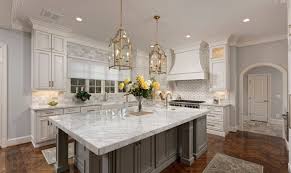 The idea of decorating kitchens with grey cabinets are: 32 Stylish Ways To Work With Gray Kitchen Cabinets