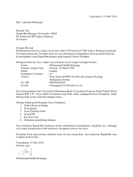 Lowongan kerja pt angkasa pura supports januari 2021. 82 Contoh Surat Lamaran Kerja Ke Pt Indofood