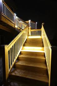 Outdoor Deck And Railing Lighting Aurora Deck Illumination