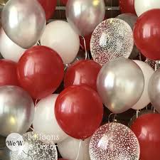 Balloon Centerpieces 80th Birthday Party Ideas For Grandma Red Balloons 50th Birthday Party Decorations 18th Birthday Decorations 40th Anniversary Party