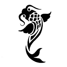 Black And White Stencil Koi Fish Design Koi Fish 8 9 95 Tattoo Designs Gallery Of Unique Printable Tattoos Pictures And Ideas Stencil Art Printable Tattoos Picture Tattoos