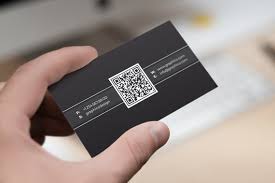 Premium cards printed on a variety of high quality paper types. Simple Qr Code Business Card Design Template Photoshop Etsy In 2021 Qr Code Business Card Metal Business Cards Business Card Design