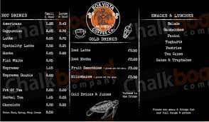Editable with your own company logo! Coffee Shop Menu Board