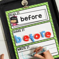 They make reference to a previous contact, for example, phone. Editable Sight Word Magnetic Letter Center Mrs Jones Creation Station