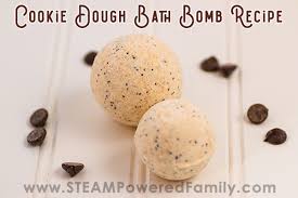 Why stop using commercial bath bombs with your kids. Cookie Dough Bath Bomb Recipe For Kids Citric Acid Free