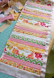 Quilt As You Go Tablerunner Quilted Table Runners Quilt As You Go Easy Quilts