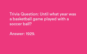The more questions you get correct here, the more random knowledge you have is your brain big enough to g. 70 Unique Sports Trivia Questions For Kids With Answers