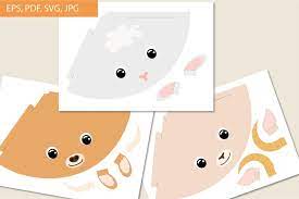 Download Free Paper Cutting Download Cute Monkey Gift Pillow Box Template Svg Gift Box Svg Free Design Resources