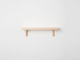 Wooden Bracket Shelf Douglas And Bec Wooden Brackets Timber Shelves Wooden Shelves