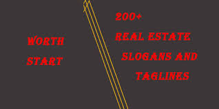 If you are starting a real estate following are the best real estate slogans and taglines for your inspiration: 200 Real Estate Slogans And Taglines To Inspire You
