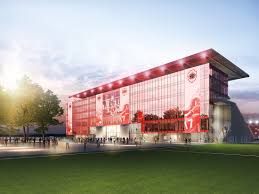 First Images New Grandstand Royal Antwerp Fc