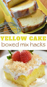 Yellow Cake Mix Recipe Ideas Yellow Cake Mix Recipes Boxed Cake Mixes Recipes Doctored Cake Mix Recipes