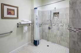 Residence Inn Beaumont Accessible Bathroom Roll In Shower Hotels Holiday Guestroom Accessible Bathroom Beaumont Residences