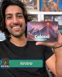 Review for: 🎮 Colossi 🎨 John Drexler, Sean Thurlow 🏭 Catacombian Games  ⚙️ Deck Construction, Action Programming 🧙🏾‍♂️ 2 Players 🛡Strengths 🛡  🛡 Item cards are all unique and can shift your