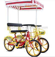 Source Best Selling Tandem Bike 4 Wheel For Sale Used Quadricycle Surrey Bike Bicycle From China On M Alibaba Com Bisiklet Teknoloji
