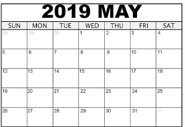 Free Printable Calendar May 2019 Download Xls A4 Page Portrait Printable Calendar Calendar May Free Printable Calendar