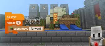 This tells your agent to place a block every time it moves. Minecraft Education Edition Tynker Blog