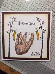 But knowing which suits may be tricky especially if you are new to card making. Sloth Card With Stamps From Creative Stamping Cardmaking And Papercraft Cards Handmade Stamped Cards