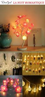Eclairage Led Lumieres Led En Guirlande Creatif Pour Decoration De La Maison Rosegal Led Lumiere Led Shop Lights Valentine Decorations Led Night Light