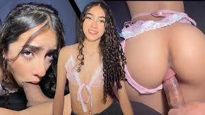 curlycrazyvip porn: Curly haired girl licking lollipop before fun with hard dong