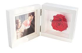 Awkward or heavy objects can be wrapped in thin stainless wire poked through minuscule holes. Dangdang Wooden Shadow Box Picture Frame Preserved Fresh Flower Box Hinged Foldable Double Openings Hold 6x6 Photo White Buy Online In Aruba At Aruba Desertcart Com Productid 29613864