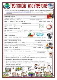 Technology And Free Time Worksheet Free Esl Printable Worksheets Made By Teachers Time Worksheets Technology Lessons Free Time Activities
