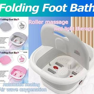 Foldable Pedicure Spa Tub, AI generated