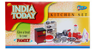 Kitchen furniture counter & bar stools kitchen & dining sets kitchen & dining chairs kitchen & dining tables buffets & sideboards home bars kitchen carts bar tables kitchen cabinets. Buy Sunny India Today Kitchen Set Stainless Steel Online In India Kheliya Toys
