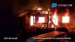 Planul roșu a fost activat! Incendiu Devastator In Comuna Slatina Youtube