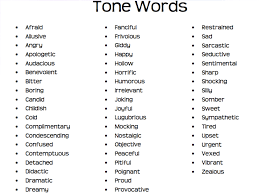 Tone Words Sada Margarethaydon Com