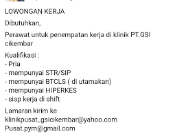 Lowongan kerja pt gsi cikembar sukabumi 2021. Sekolah Tinggi Ilmu Kesehatan Kota Sukabumi Posts Facebook