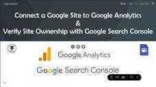 Connect a Google Site to Analytics and Verify Ownership with ...