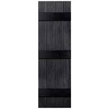 These board & batten shutters are impervious to extreme heat and moisture. Alpha Shutters Three Batten Four Board Closed Vinyl Shutters Pair Reviews Wayfair