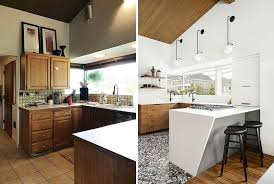 kitchen remodel goes from dark