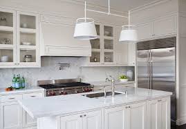 white and cream kitchens transitional