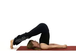 Place the right hand on a table or chair for support. How To Do Plow Pose Halasana