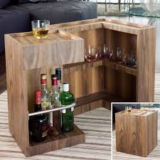 Dwell Imbibe Mini Bar Side Table Walnut 299 Modern Home Bar Mini Bar At Home Home Bar Designs