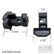 How do i install the endura astragal rubber boots? Astragal Boot Bottom Of Double Door Left Hand Black
