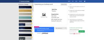 Free to download and print. 11 Best Business Card Makers Free Online Tools Gimmio