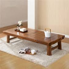 Asian Furniture Japanese Style Floor Low Foldable Table 130 60cm Oriental Design Living Room Antique Wood Foldable Coffee Table Asian Coffee Table Coffee Table