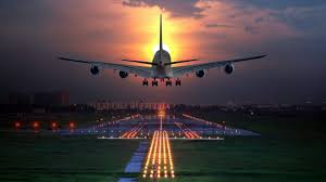 Big Airplane Landing On Runway At Night Wallpaper Big Airplane Landing On Runway At Night Wallpaper Natural Free H Airplane Landing Airplane Passenger Aircraft