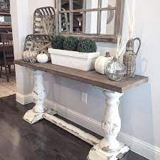 39 Farmhouse Entry Table Ideas To Liven Up Your House Farmhouse Entryway Table Farmhouse Decor Living Room Farmhouse Entry Table