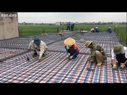 Dusty work and use of controls among construction workers. Roof Construction Step By Step Techniques For Building Manual Roofs With Ready Mixed Concrete Youtube