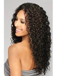 No matter the hair type, you'll look sexy and stylish with this trendy cut. Curly Hairstyle Women S Long Brown Synthetic Wigs Capless Middle Part