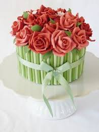 Flowers bouquet beautiful rose happy birthday cake. Bouquet Rose Cake Rose Cake Amazing Cakes Cake