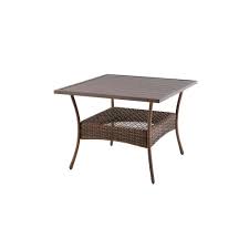 Grand patio round steel patio coffee table, weather resistant outdoor large side table, black. Beacon Park Collection Outdoors The Home Depot Patio Furniture Collection Beacon Park Patio Sofa