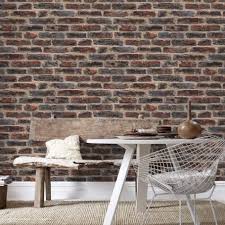 Superfresco Easy Industry Rouge Brick Wallpaper 4001 Industrial Chic Brick Wallpaper Brick Effect Wallpaper Brick