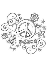 Peace Coloring Pages For Kids Adults And Teens Peace Sign Art Peace Sign Drawing Abstract Coloring Pages