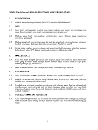 Jika pekerja layak mendapatkan cuti sakit atau cuti bersalin ketika dalam tempoh cuti tahunan maka cuti tahunan akan dianggap tidak diambil. Faqs On Employment Rights Malay