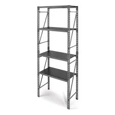 4d concepts bathroom tower with doors middle: 6 25 Foot Tall Narrow 3 Shelf Storage Rack 42283 Steelman Tools